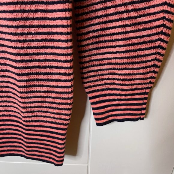 NEW~ J Crew Shoulder-button Sweater In Stripe Size M - Picture 3 of 9
